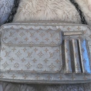 Louis Vuitton Silver Evening Bag